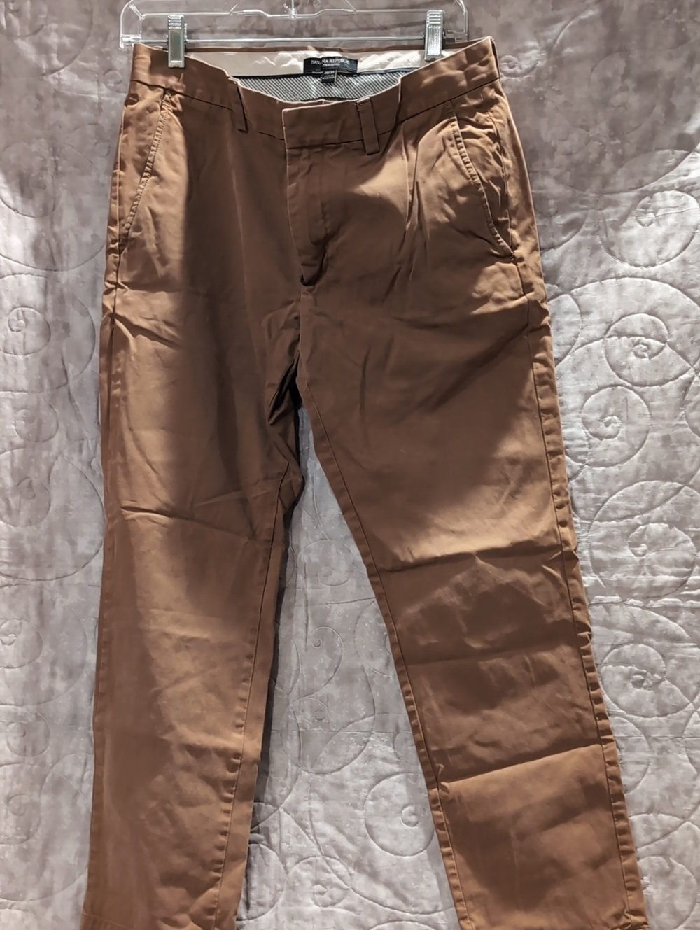 Banana Republic Men's Tan Straight Chino Pants